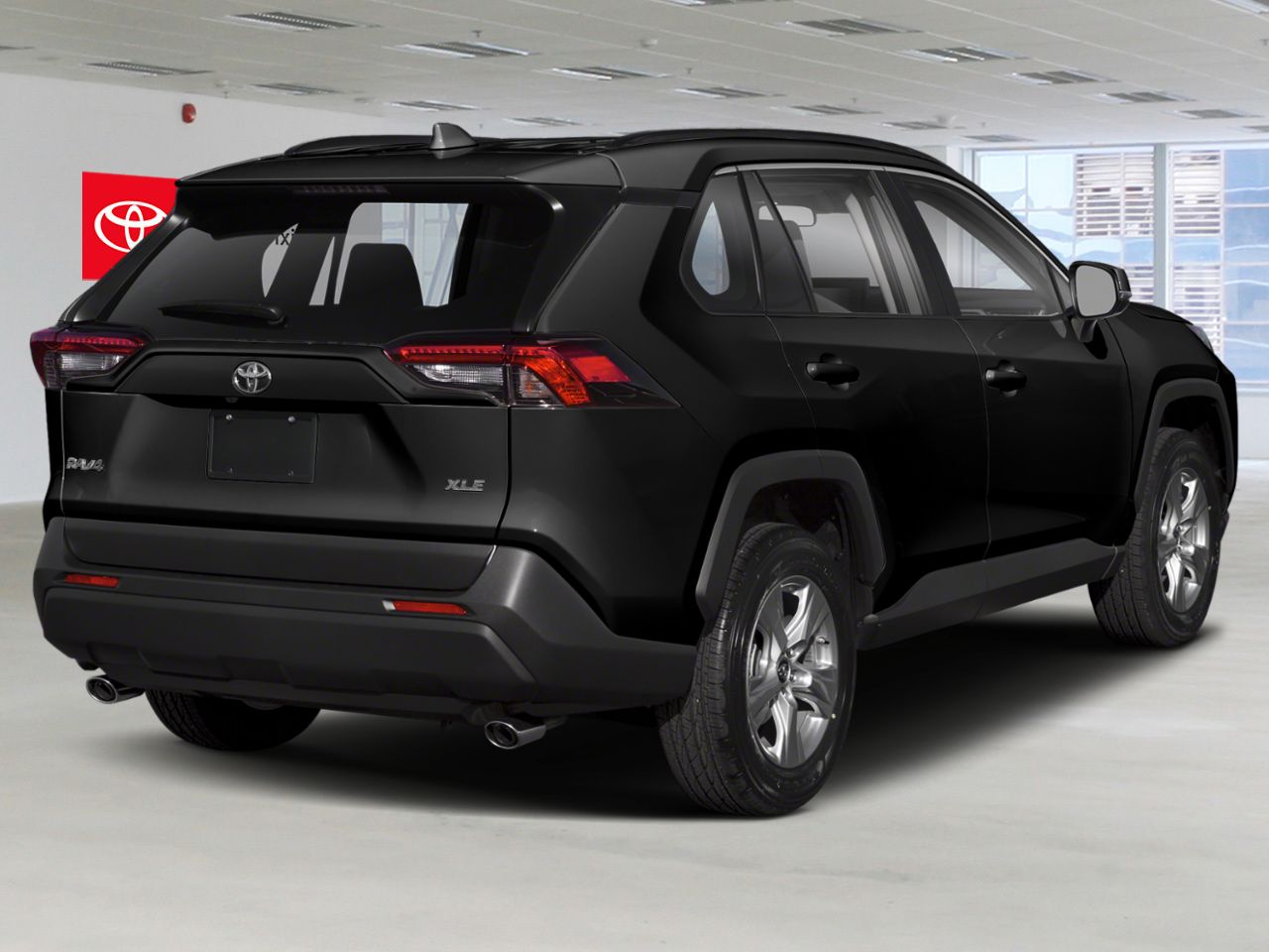 2021 Toyota RAV4 XLE AWD / CLEAN CARFAX / HEATED SEATS / MOONROOF / ALLOY WHEELS / CARPLAY AND ANDROID AUTO Black Mississauga - photo #1