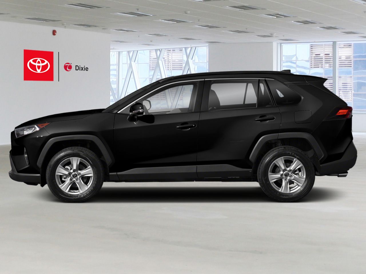 2021 Toyota RAV4 XLE AWD / CLEAN CARFAX / HEATED SEATS / MOONROOF / ALLOY WHEELS / CARPLAY AND ANDROID AUTO Black Mississauga - photo #2