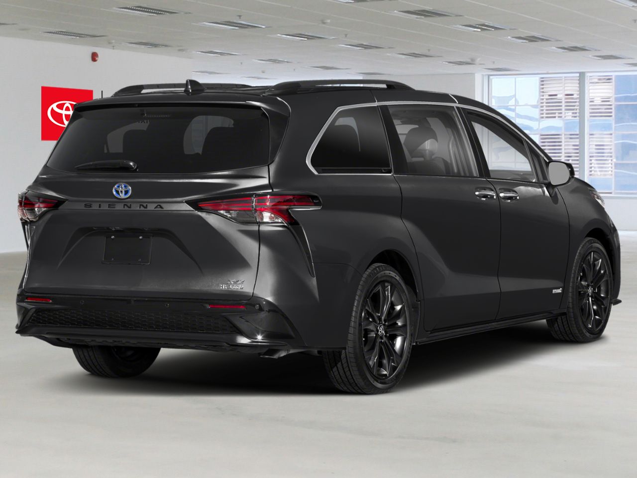 2021 Toyota Sienna HYBRID XSE AWD TEC / CLEAN CARFAX / HEATED SEATS / MOONROOF / ALLOY WHEELS Black Mississauga - photo #2