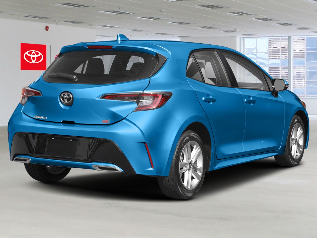 2021 Toyota Corolla Hatchback SE / CLEAN CARFAX / HEATED SEATS / ALLOY WHEELS / TOYOTA SAFETY SENSE / CARPLAY AND ANDROID AUTO Blue Mississauga - photo #1