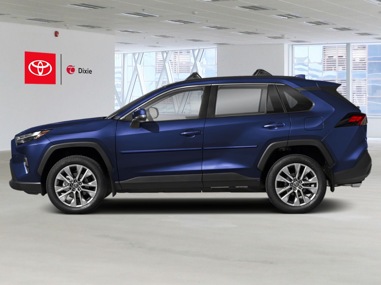 2024 Toyota RAV4 XLE PREMIUM AWD / HEATED SEATS / MOONROOF / LEATHER SURFACE / CARPLAY AND ANDROID AUTO Blue Mississauga - photo #2