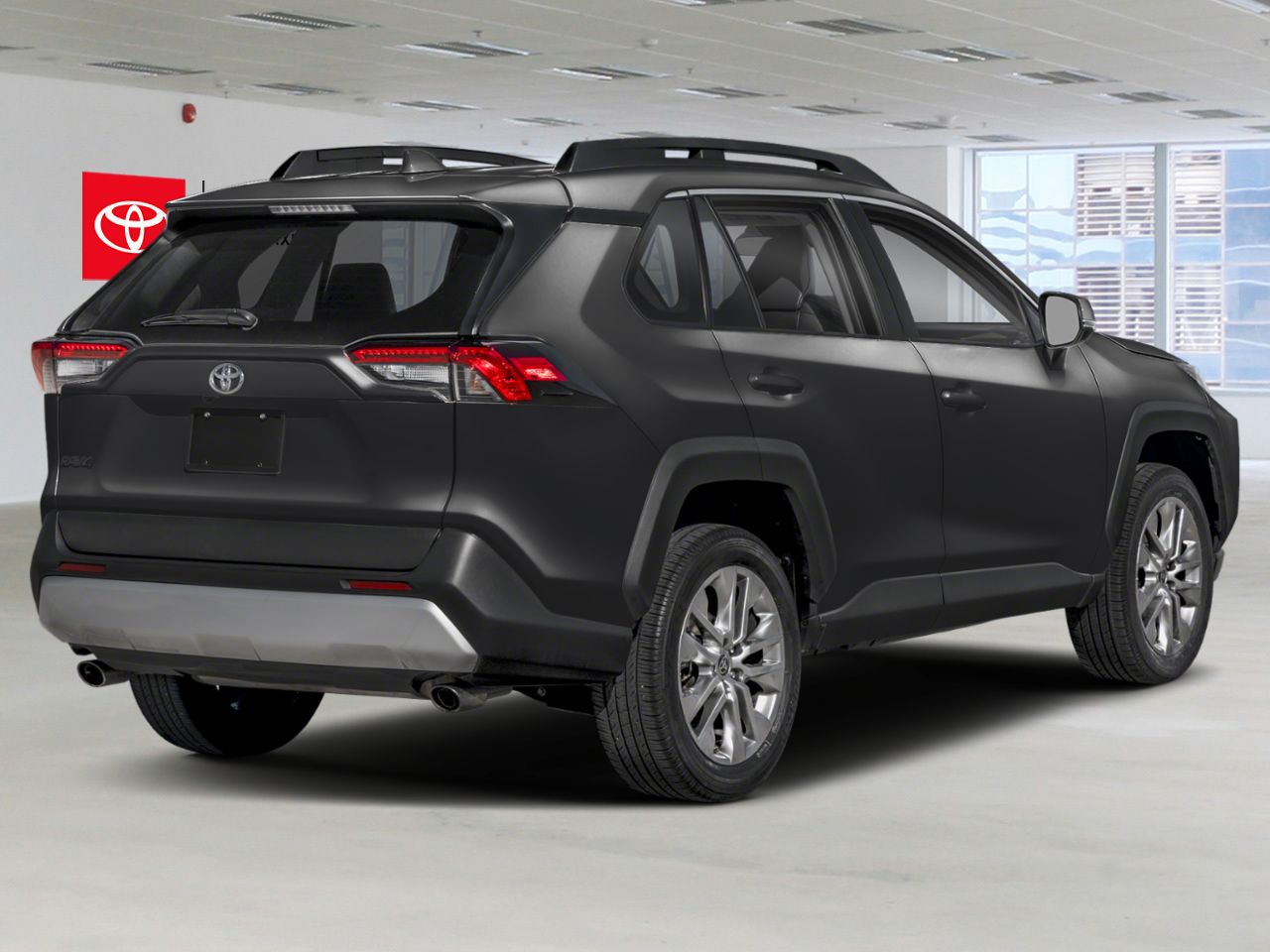 2024 Toyota RAV4 TRAIL AWD / HEATED SEATS / LEATHER SURFACE / MOONROOF / ALLOY WHEELS / CARPLAY AND ANDROID AUTO Black Mississauga - photo #1