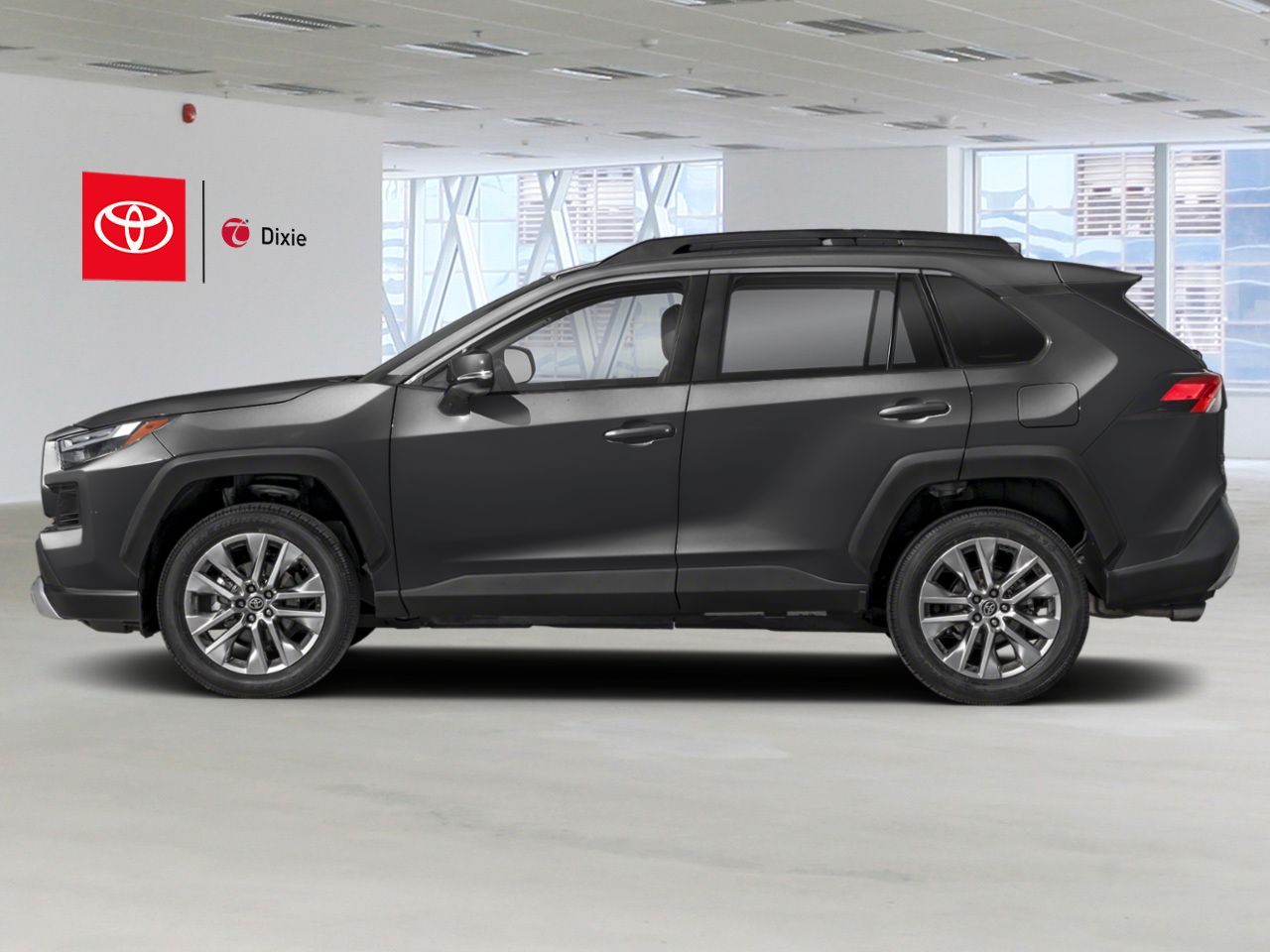 2024 Toyota RAV4 TRAIL AWD / HEATED SEATS / LEATHER SURFACE / MOONROOF / ALLOY WHEELS / CARPLAY AND ANDROID AUTO Black Mississauga - photo #2