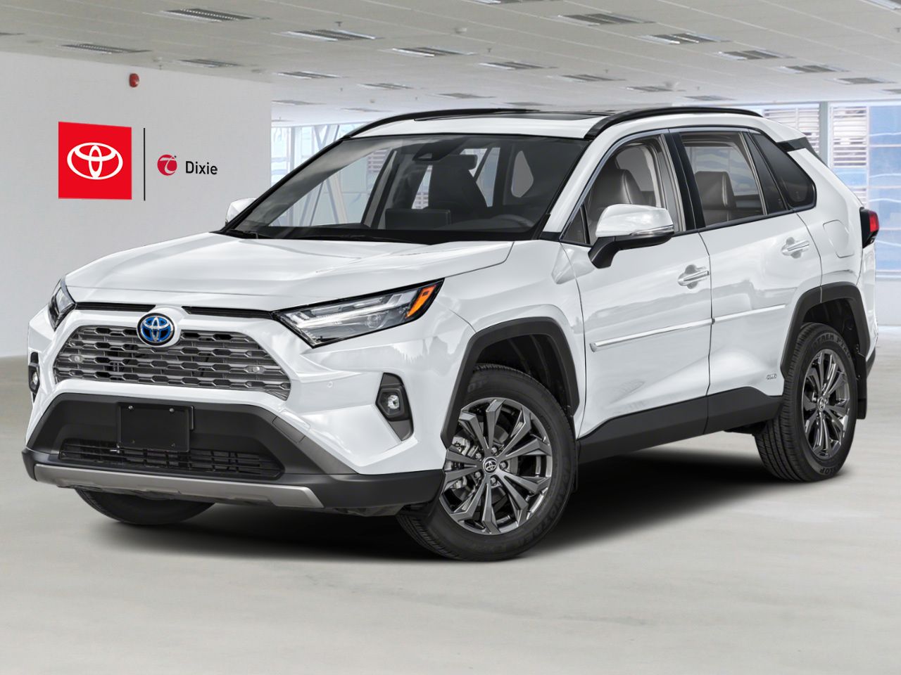 2024 Toyota RAV4 Hybrid Limited AWD / CLEAN CARFAX / HEATED AND VENTILATED SEATS / MOONROOF / ALLOY WHEELS / CARPLAY AND ANDROID AUTO White Mississauga - photo #0