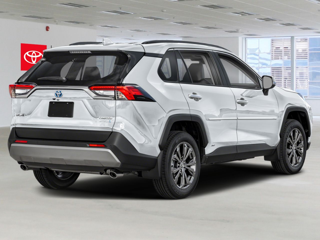 2024 Toyota RAV4 Hybrid Limited AWD / CLEAN CARFAX / HEATED AND VENTILATED SEATS / MOONROOF / ALLOY WHEELS / CARPLAY AND ANDROID AUTO White Mississauga - photo #1