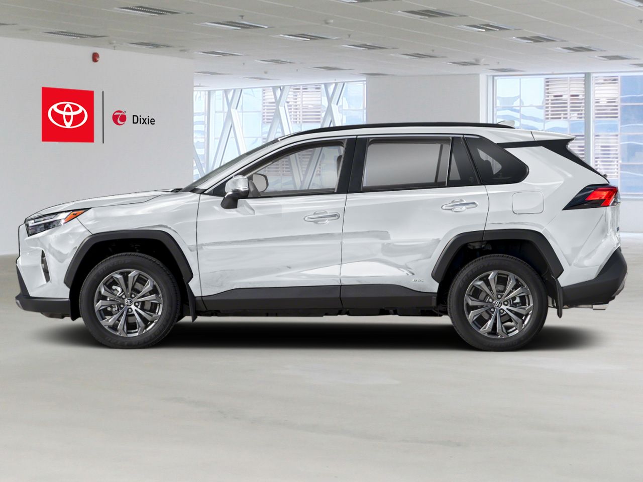 2024 Toyota RAV4 Hybrid Limited AWD / CLEAN CARFAX / HEATED AND VENTILATED SEATS / MOONROOF / ALLOY WHEELS / CARPLAY AND ANDROID AUTO White Mississauga - photo #2