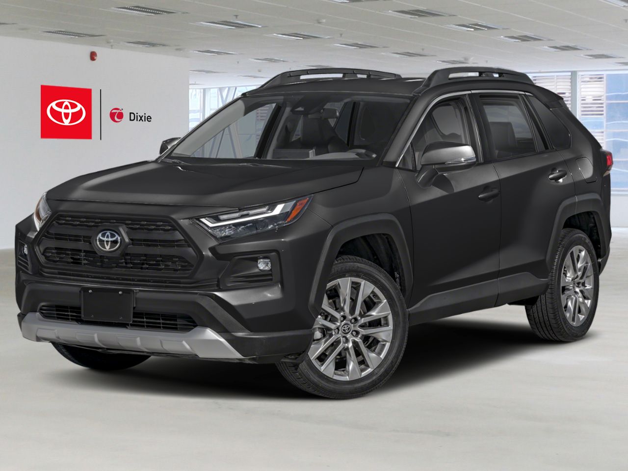 2024 Toyota RAV4 TRAIL AWD / HEATED SEATS / LEATHER SURFACE / MOONROOF / ALLOY WHEELS / CARPLAY AND ANDROID AUTO Black Mississauga - photo #0