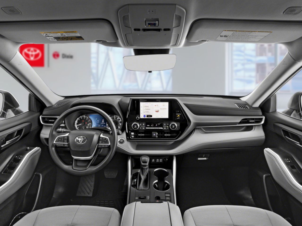 2023 Toyota Highlander LE AWD / CLEAN CARFAX / HEATED SEATS / TOYOTA SAFETY SENSE / CARPLAY AND ANDROID AUTO Grey Mississauga - photo #3