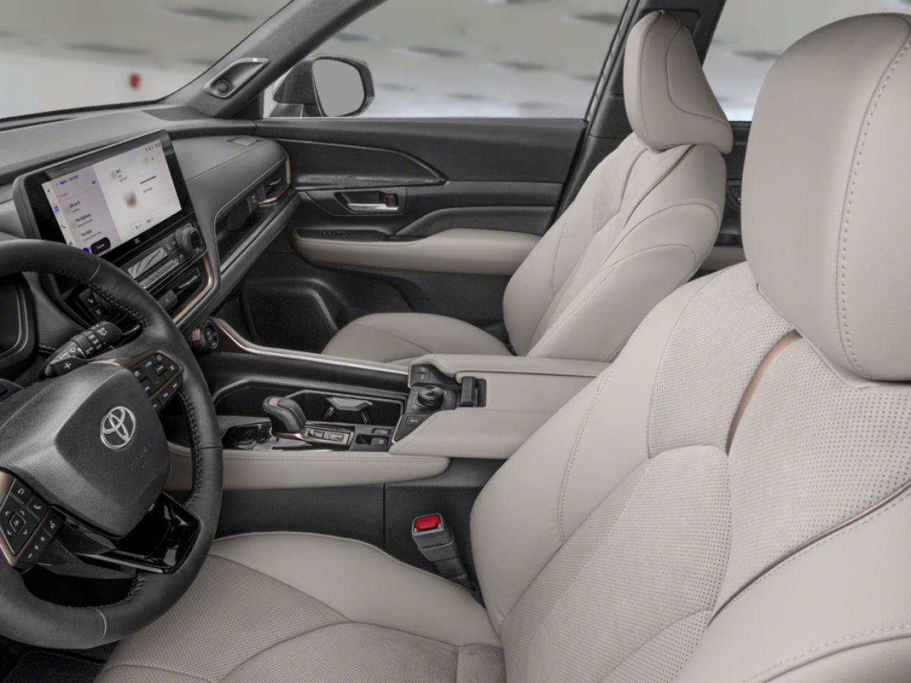 2024 Toyota Grand Highlander Hybrid Hybrid Platinum AWD / Heated and Ventialted seats / Moonroof / Alloy wheels / CARPLAY AND ANDROID AUTO White Mississauga - photo #9