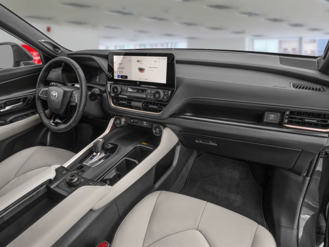 2024 Toyota Grand Highlander Hybrid Hybrid Platinum AWD / Heated and Ventialted seats / Moonroof / Alloy wheels / CARPLAY AND ANDROID AUTO White Mississauga - photo #3