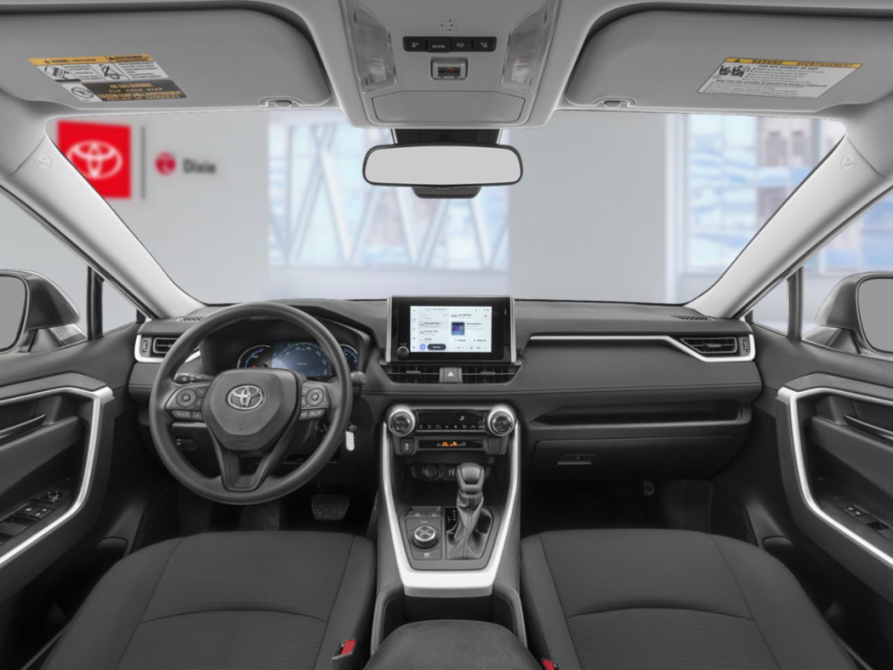 2025 Toyota RAV4 HYBRID LE AWD / HEATED SEATS / TOYOTA SAFETY SENSE / CARPLAY AND ANDROID AUTO White Mississauga - photo #4