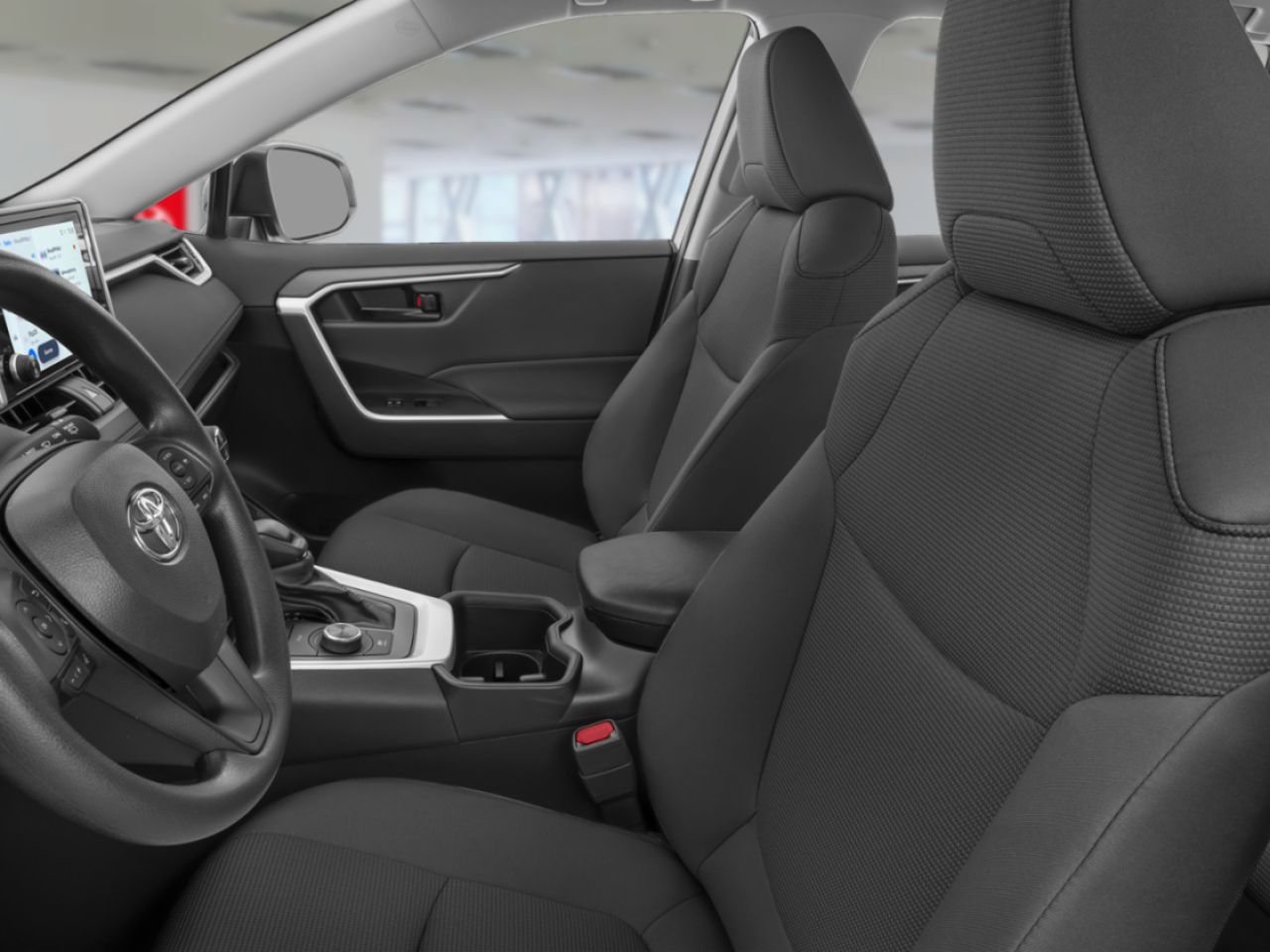 2025 Toyota RAV4 HYBRID LE AWD / HEATED SEATS / TOYOTA SAFETY SENSE / CARPLAY AND ANDROID AUTO White Mississauga - photo #12