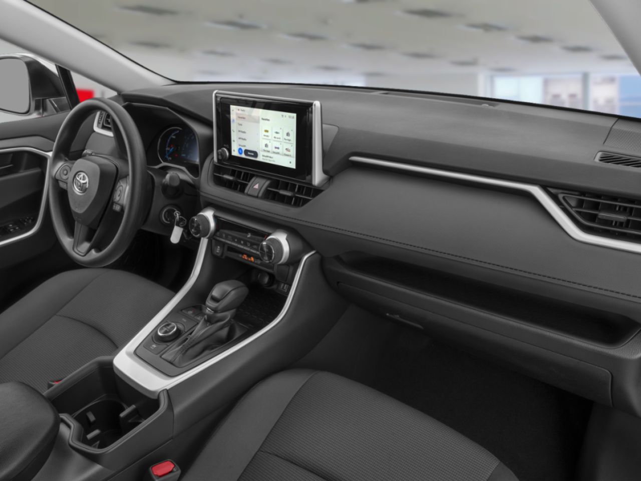 2025 Toyota RAV4 HYBRID LE AWD / HEATED SEATS / TOYOTA SAFETY SENSE / CARPLAY AND ANDROID AUTO White Mississauga - photo #5
