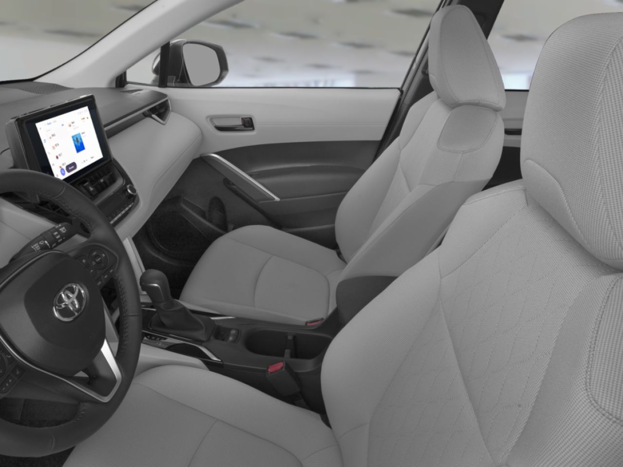 2025 Toyota Corolla Cross LE AWD / CLEAN CARFAX / HEATED SEATS / TOYOTA SAFETY SENSE / CARPLAY AND ANDROID AUTO Grey Mississauga - photo #10