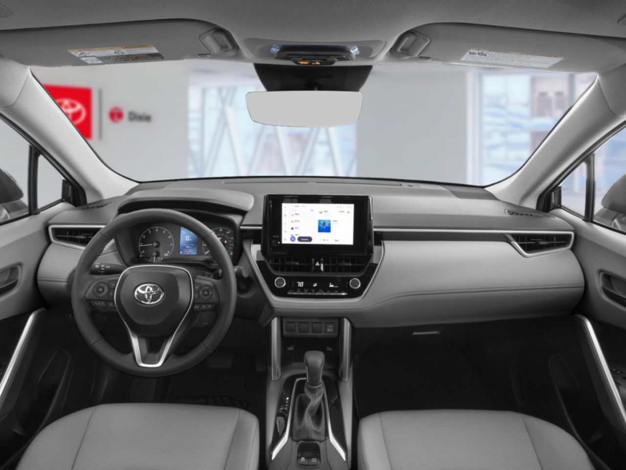 2025 Toyota Corolla Cross LE AWD / CLEAN CARFAX / HEATED SEATS / TOYOTA SAFETY SENSE / CARPLAY AND ANDROID AUTO Grey Mississauga - photo #3