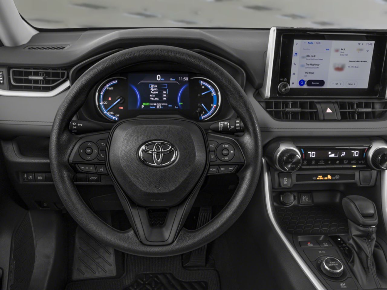 2023 Toyota RAV4 Hybrid XLE AWD / CLEAN CARFAX / HEATED SEATS / MOONROOF / ALLOY WHEELS / CARPLAY AND ANDROID AUTO Silver Mississauga - photo #7