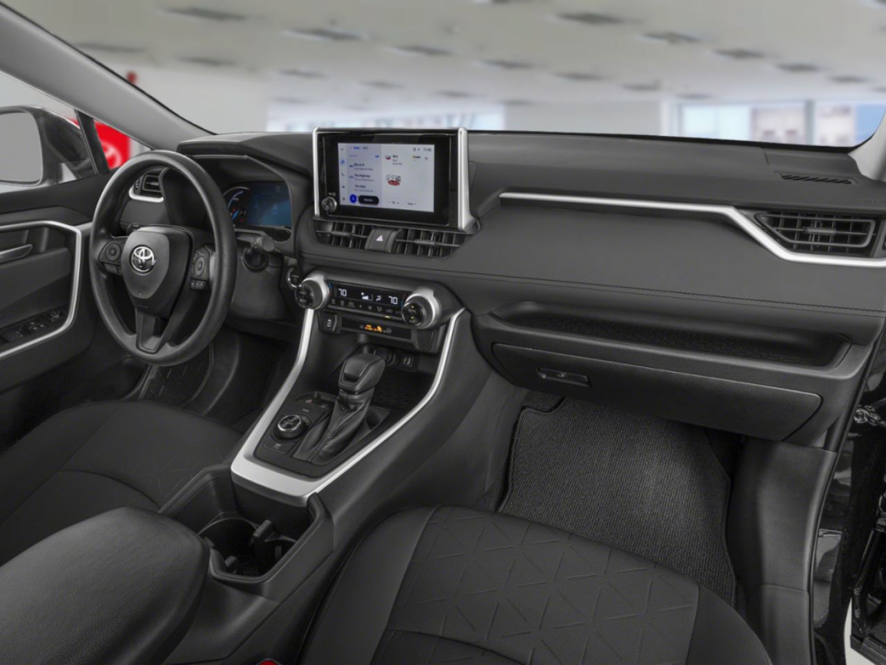 2023 Toyota RAV4 Hybrid XLE AWD / CLEAN CARFAX / HEATED SEATS / MOONROOF / ALLOY WHEELS / CARPLAY AND ANDROID AUTO Silver Mississauga - photo #6