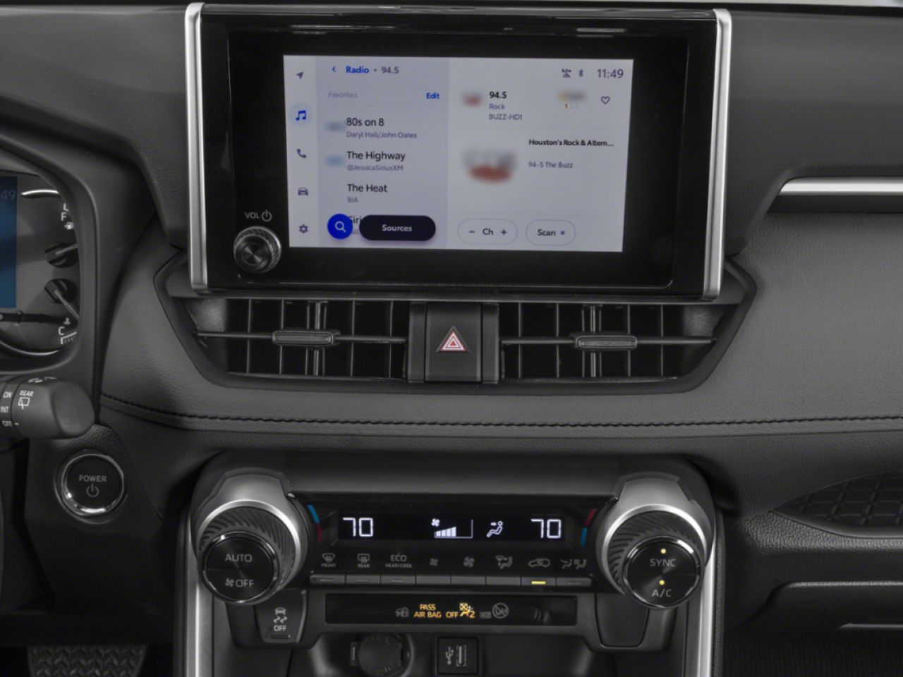 2023 Toyota RAV4 Hybrid XLE AWD / CLEAN CARFAX / HEATED SEATS / MOONROOF / ALLOY WHEELS / CARPLAY AND ANDROID AUTO Silver Mississauga - photo #11