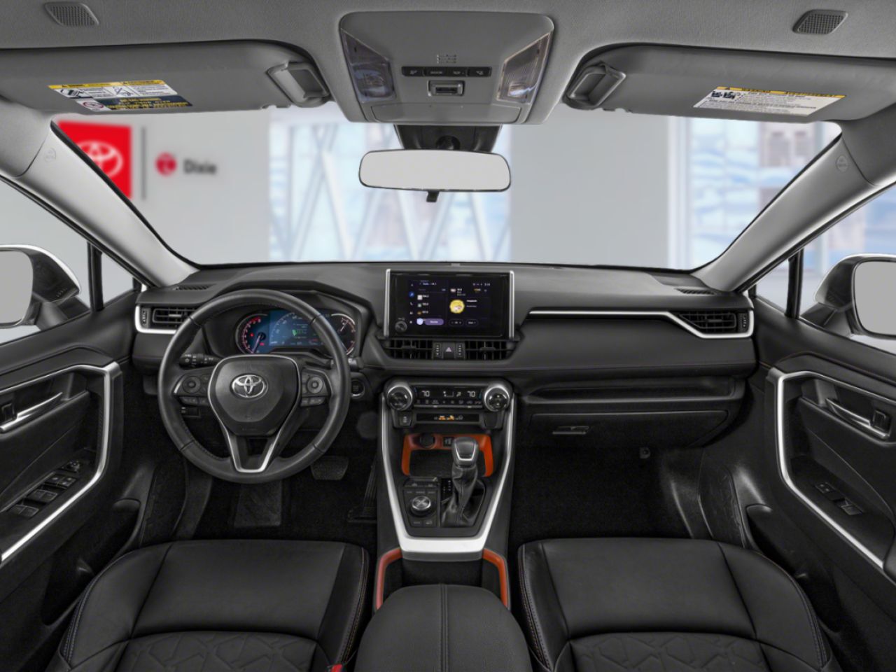 2024 Toyota RAV4 TRAIL AWD / HEATED SEATS / LEATHER SURFACE / MOONROOF / ALLOY WHEELS / CARPLAY AND ANDROID AUTO Black Mississauga - photo #3