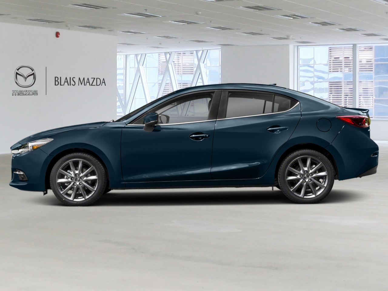MAZDA Mazda3 Sport 2018 Bleu cristal fonc&eacute; mica Ste-Marie - photo #1