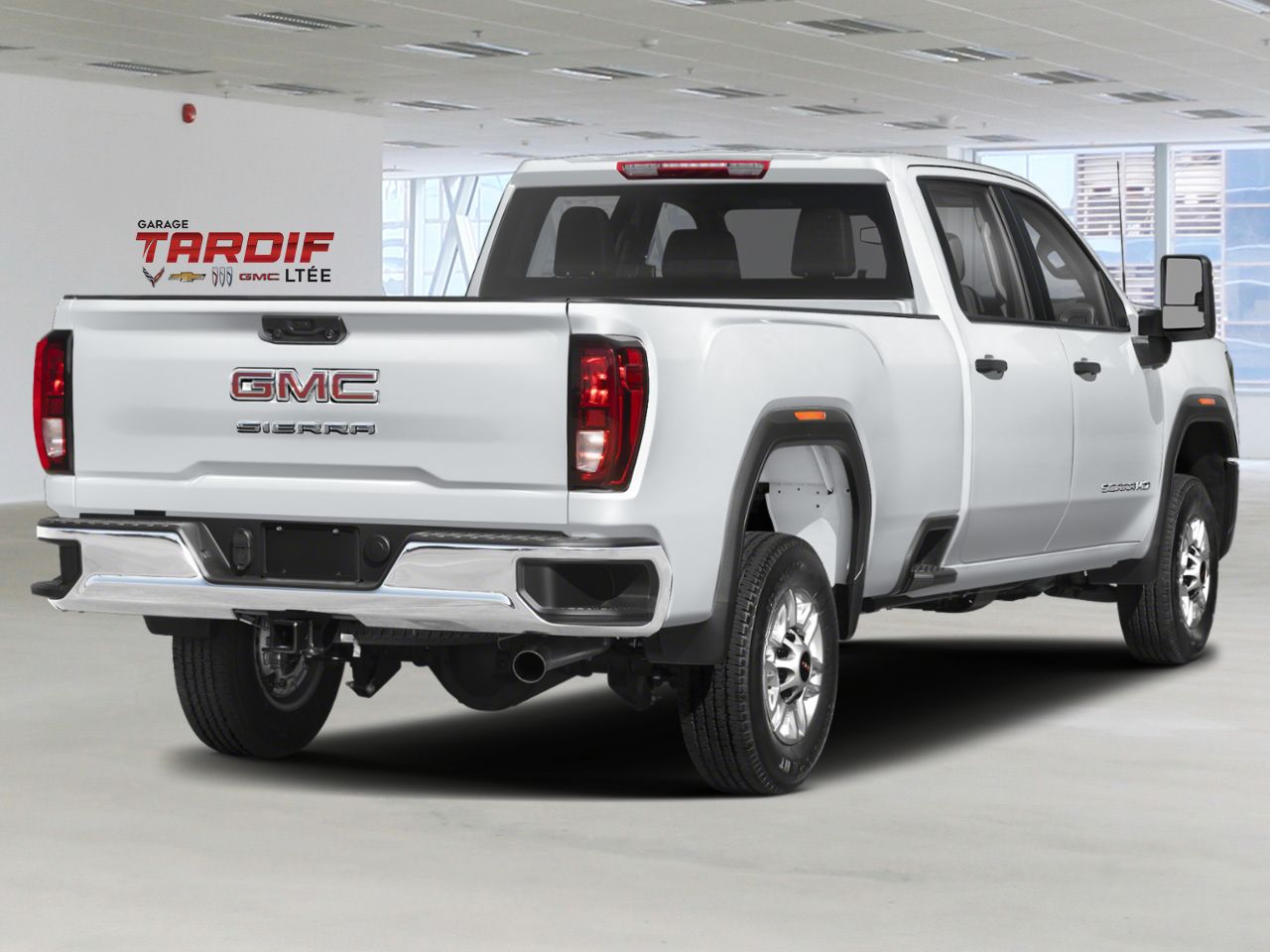 GMC Sierra 2500HD AT4 cabine multiplace 4RM 172 po 2026 Blanc sommet Amos - photo #2