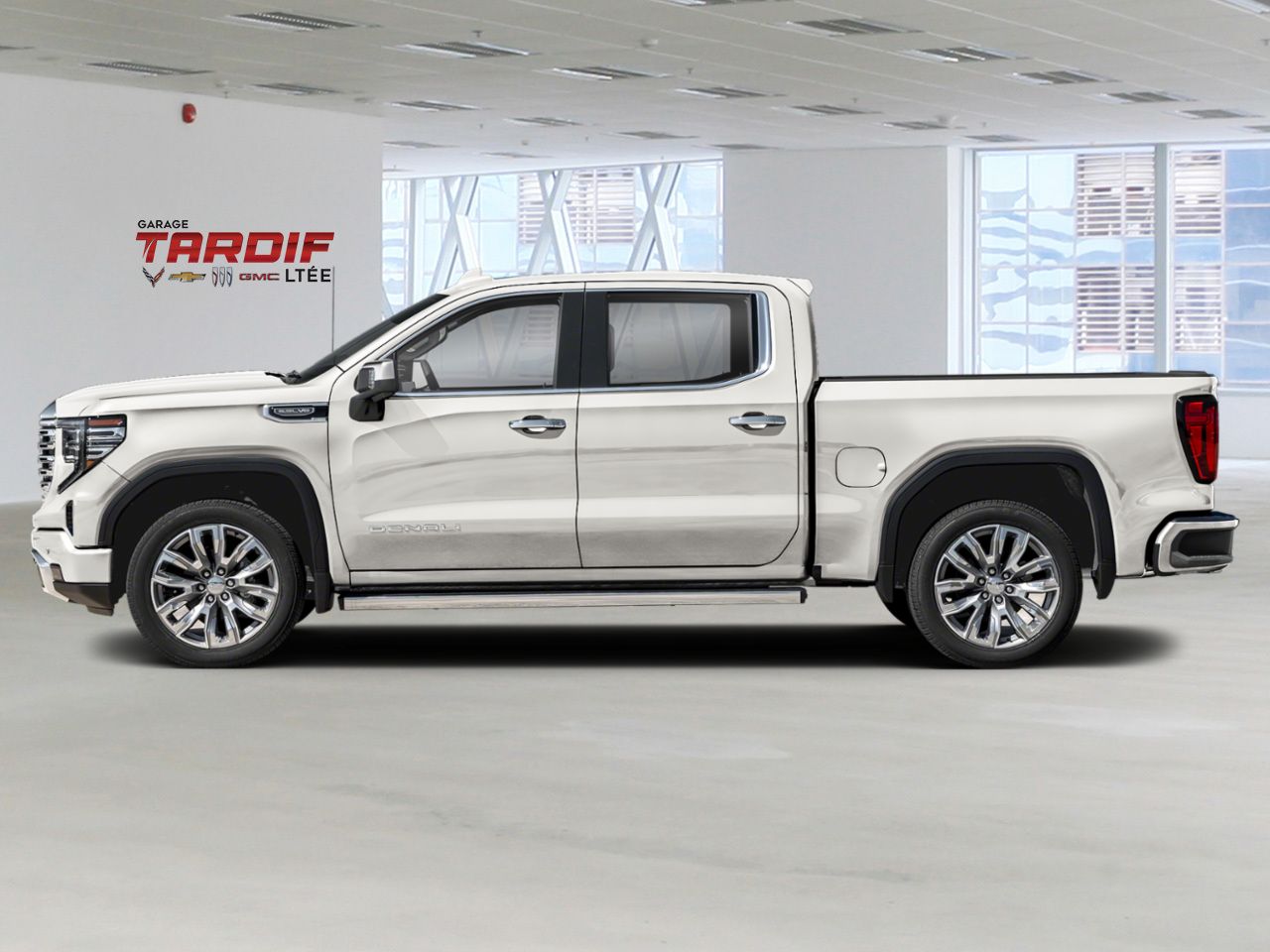 2026 GMC Sierra 1500 Denali cabine multiplace 4RM 157 po Glacier White Tricoat Amos - photo #1