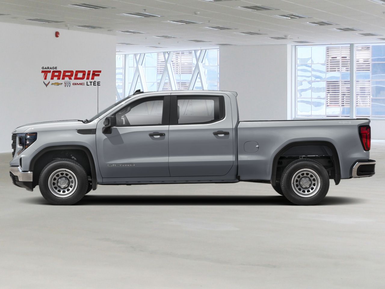 GMC Sierra 1500 Pro cabine multiplace 4RM 157 po 2026 Argent m&eacute;tallis&eacute; Amos - photo #1