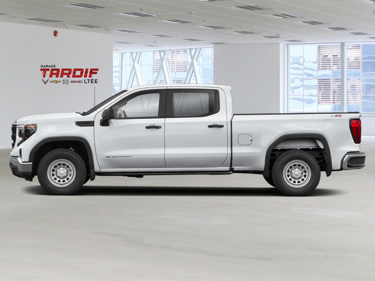 GMC Sierra 1500 Pro cabine multiplace 4RM 157 po 2026 Blanc sommet Amos - photo #1