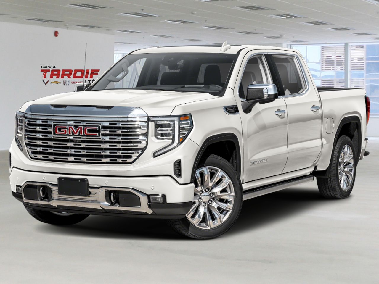 2026 GMC Sierra 1500 Denali cabine multiplace 4RM 157 po Glacier White Tricoat Amos - photo #0