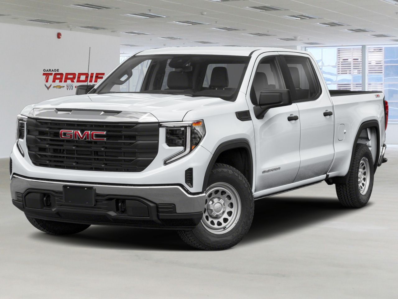 2026 GMC SIERRA 1500 PRO CREW 4RM Pro cabine multiplace 4RM 157 po White Amos - photo #0