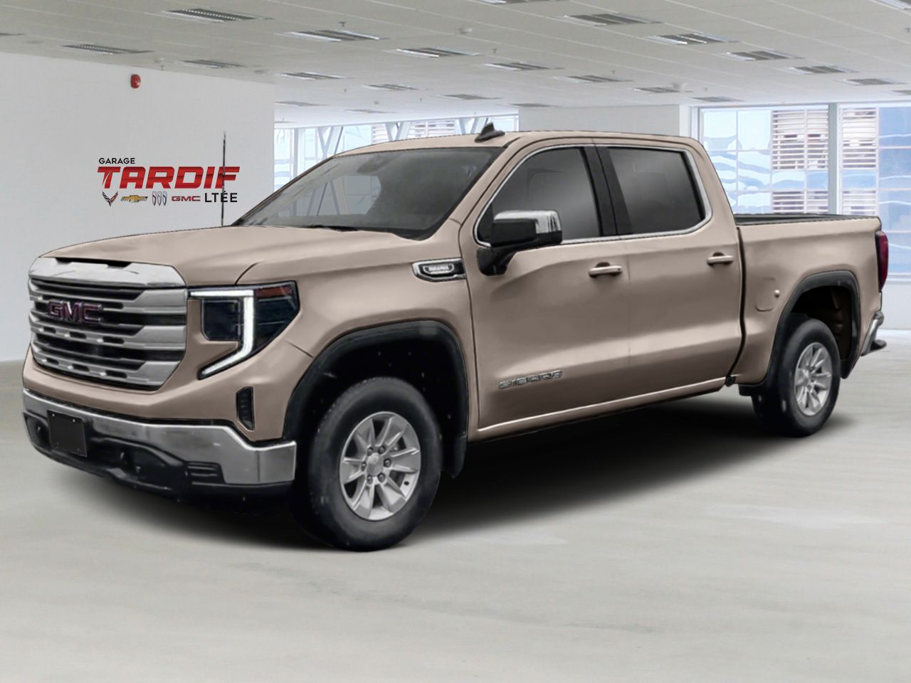 2026 GMC SIERRA 1500 SLE CREW 4RM SLE cabine multiplace 4RM 157 po Beige Amos - photo #0