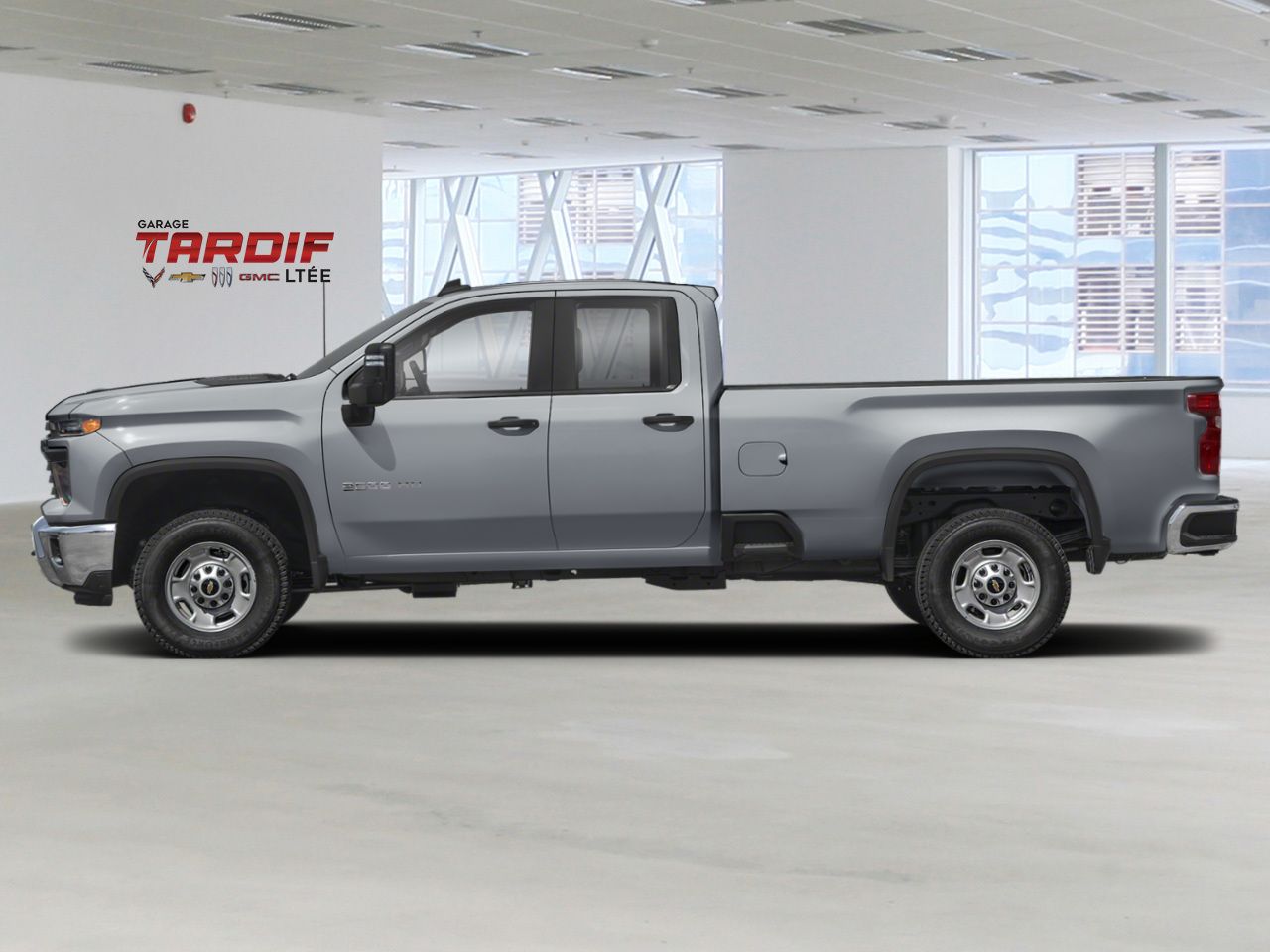 CHEVROLET Silverado 2500HD WT cabine double 4RM 162 po 2026 Gris sterling m&eacute;tallis&eacute; Amos - photo #1