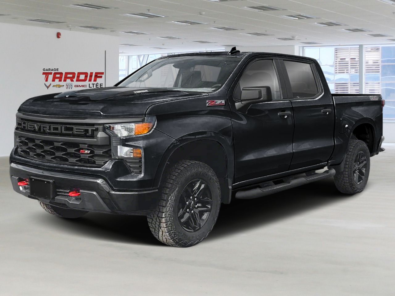 CHEVROLET Silverado 1500 Custom Trail Boss cabine multiplace 4RM 157 po 2026 Noir Amos - photo #0