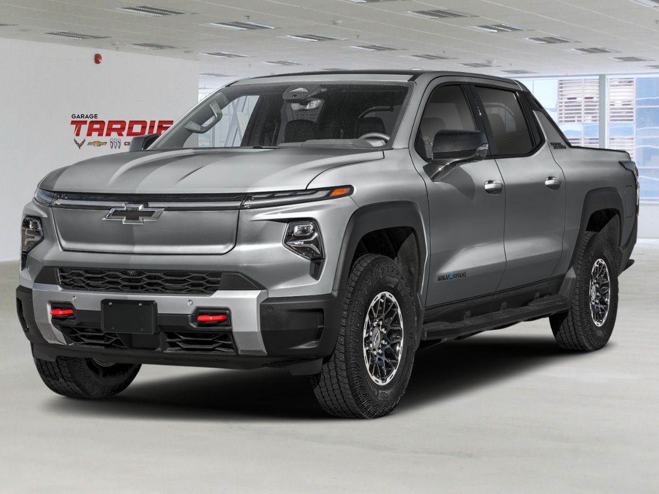 CHEVROLET Silverado EV Trail Boss cabine multiplace 4RMe &agrave; autonomie prolong&eacute;e 2026 Gris Magnus mat m&eacute;tallis&eacute; Amos - photo #0
