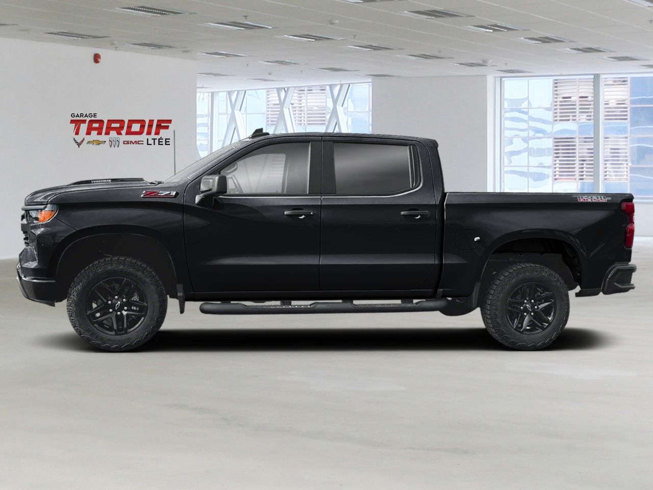 CHEVROLET Silverado 1500 Custom Trail Boss cabine multiplace 4RM 157 po 2026 Noir Amos - photo #1