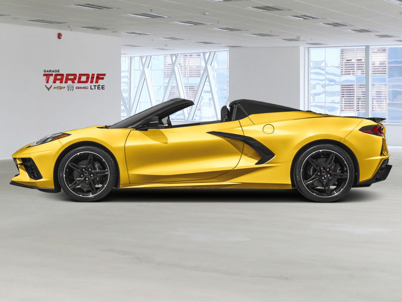 2025 CHEVROLET Corvette Stingray cabriolet 2 portes avec 2LT Competition Yellow Tintcoat Metallic Amos - photo #1