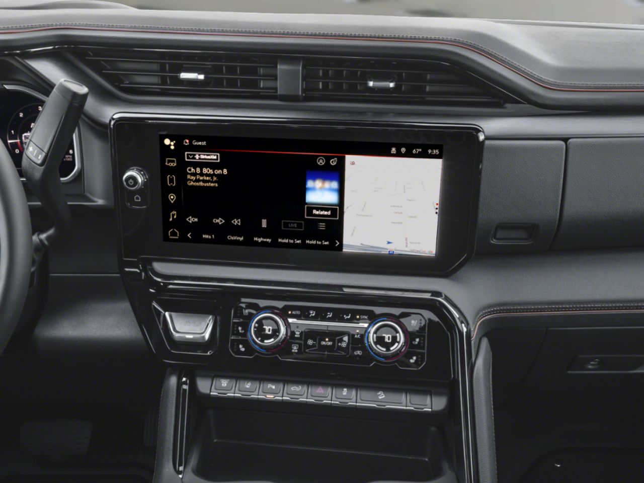 GMC Sierra 2500HD AT4 cabine multiplace 4RM 172 po 2026 Noir onyx Amos - photo #8