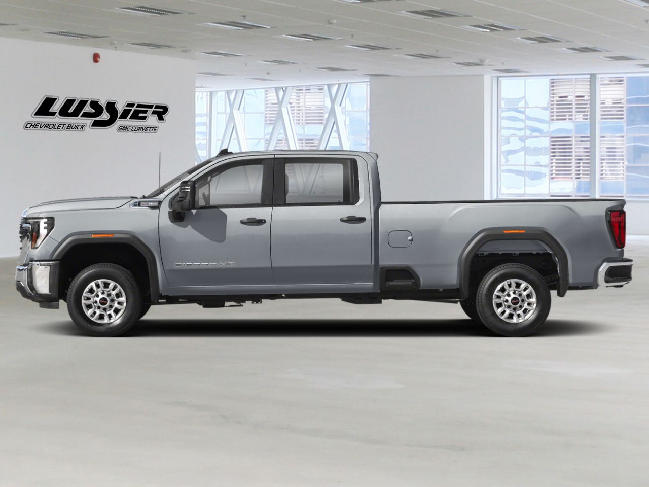 Gray 2026 GMC Sierra 2500HD Pickup Truck Four-Wheel Drive Automatic