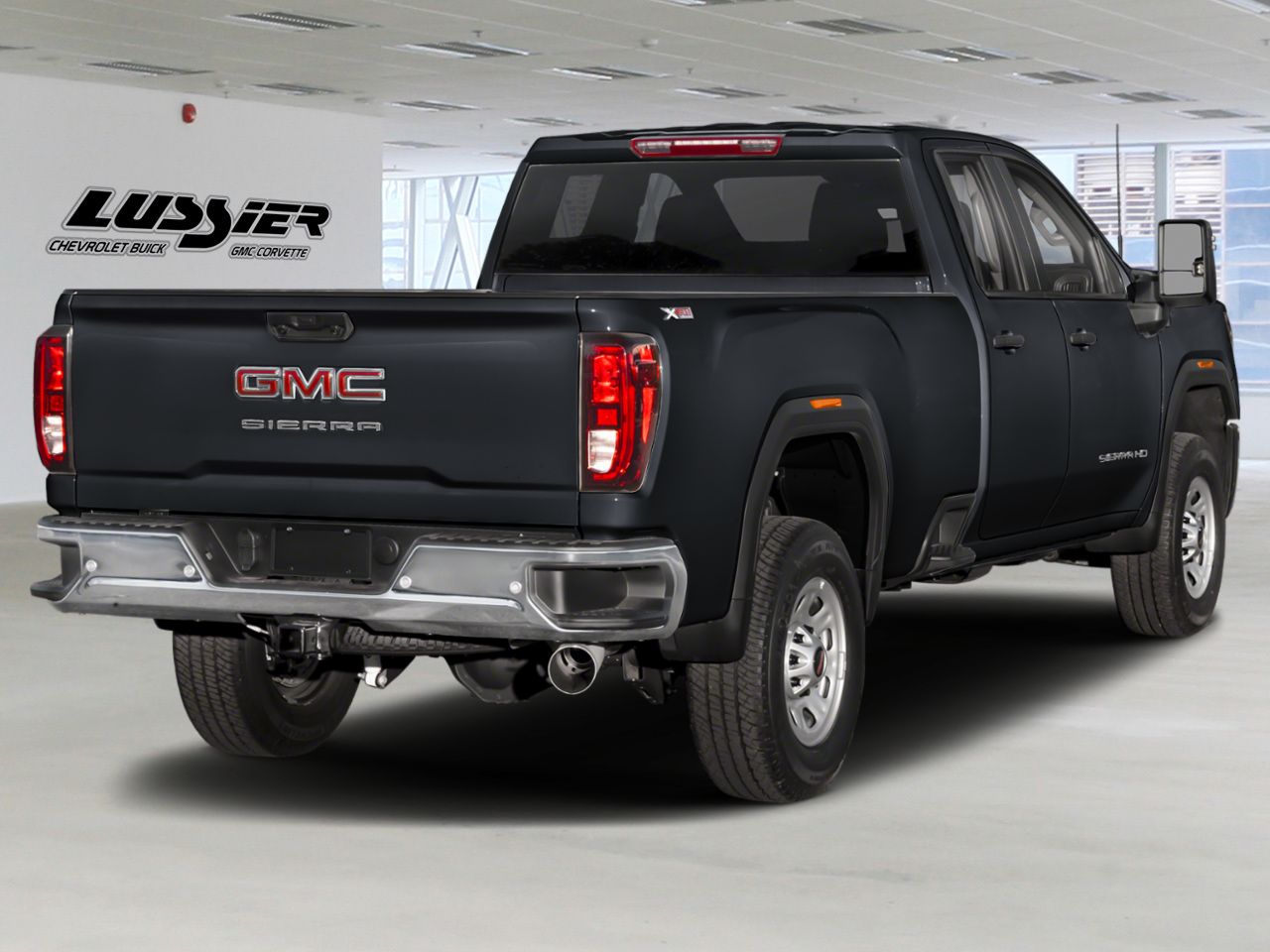Black 2026 GMC Sierra 3500HD Pro Double Cab LB 4WD Pickup Truck Four-Wheel Drive Automatic