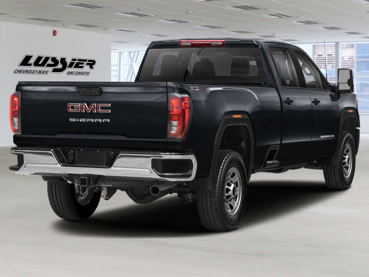 Black 2026 GMC Sierra 3500HD Denali Crew Cab 4WD Pickup Truck Four-Wheel Drive Automatic