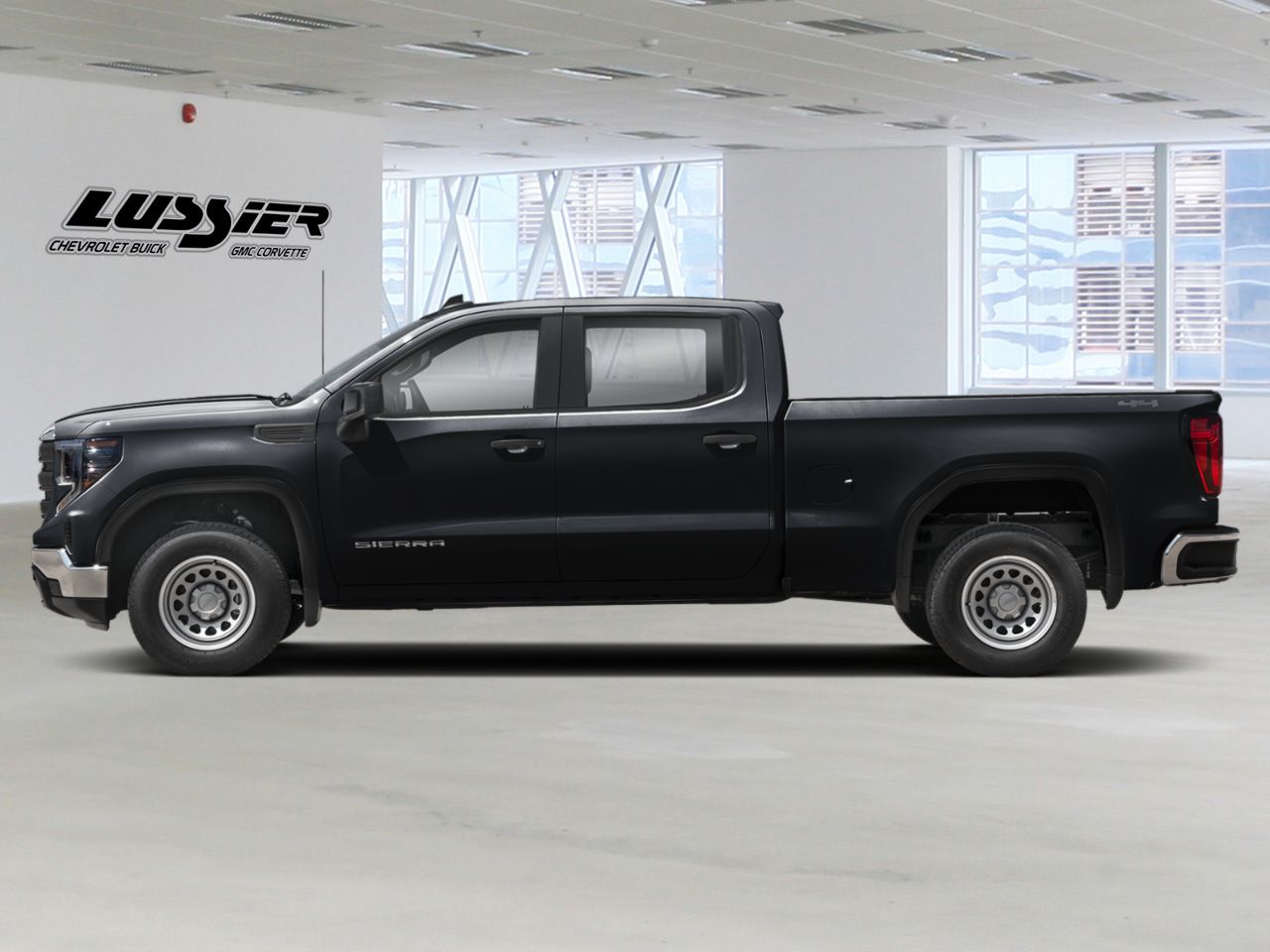 Black 2026 GMC Sierra 1500 Pickup Truck Four-Wheel Drive Automatic