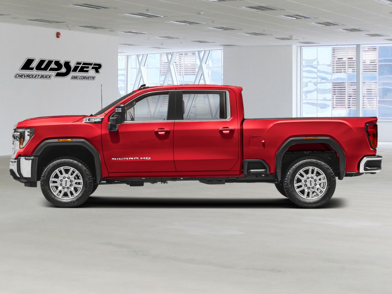 Red 2026 GMC Sierra 2500HD SLE Crew Cab 4WD Pickup Truck Four-Wheel Drive Automatic