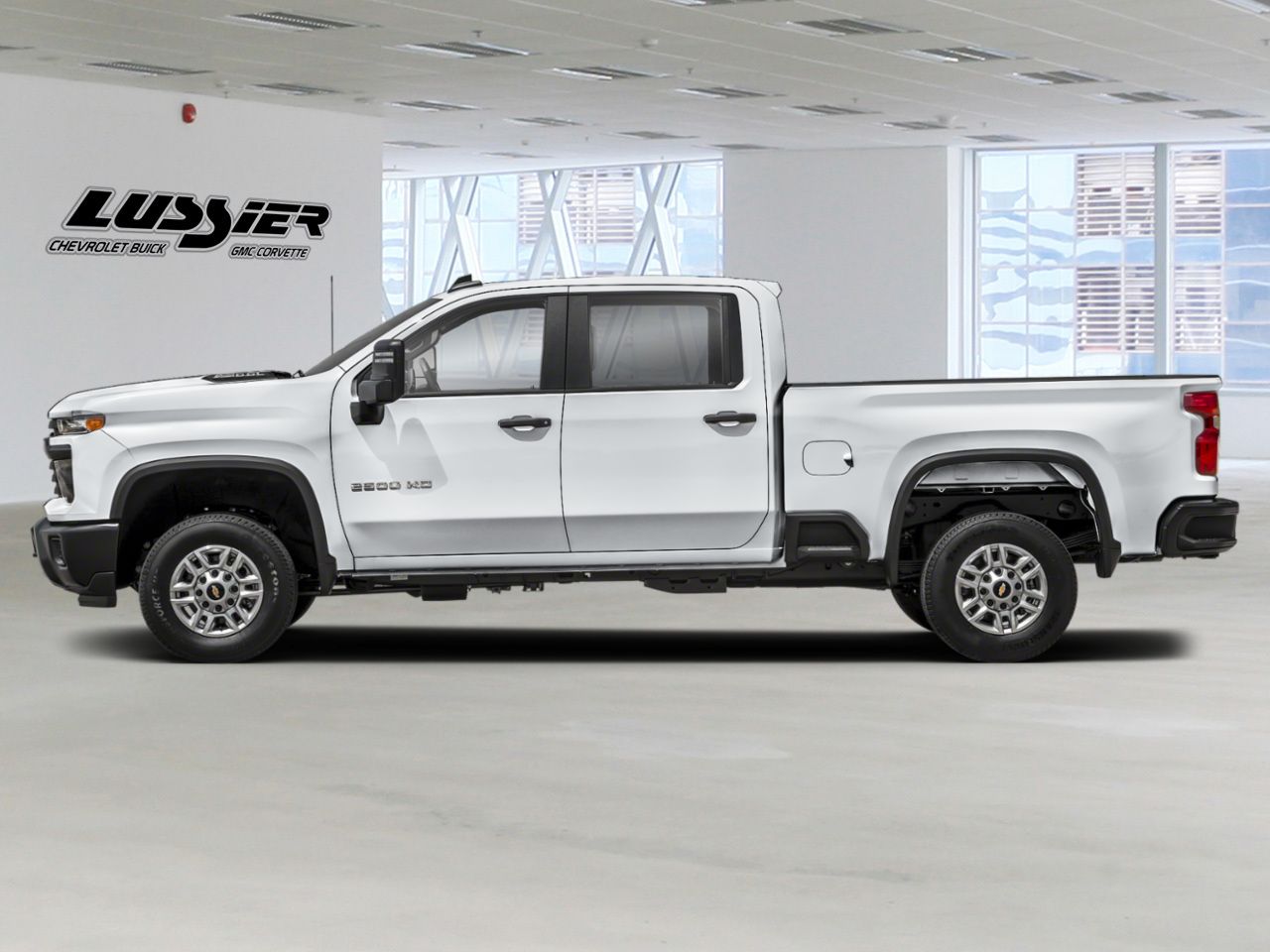 White 2026 Chevrolet Silverado 2500HD Pickup Truck Four-Wheel Drive Automatic