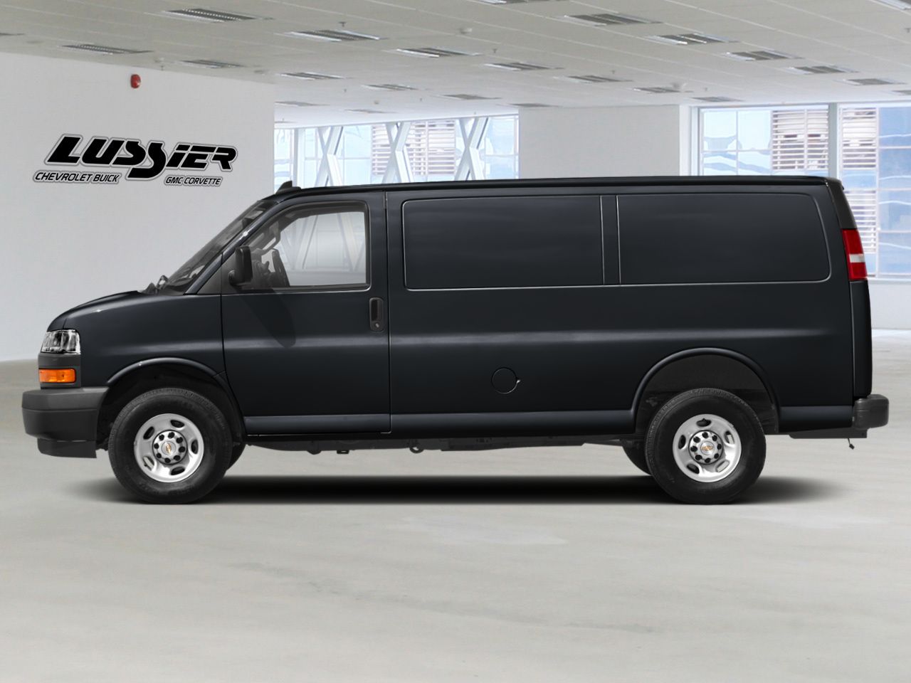 Black 2026 Chevrolet Express Cargo Van Rear-Wheel Drive Automatic