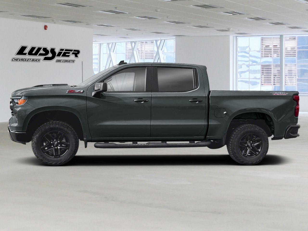 Chevrolet Silverado 1500 Custom Trail Boss cabine multiplace 4RM 157 po 2026 Gris cypr&egrave;s Saint-Hyacinthe - photo #1