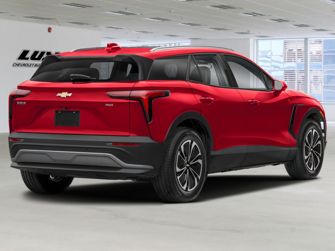 Chevrolet Blazer EV Traction int&eacute;grale, 4 portes LT 2025 Teinte rouge &eacute;clatant Saint-Hyacinthe - photo #1