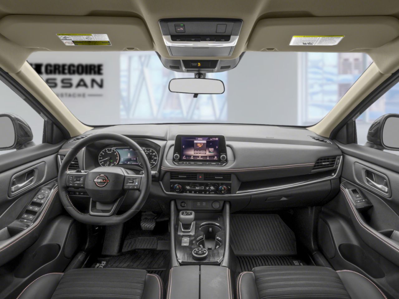 Nissan Rogue 2026 Blanc Everest triple couche deux tons Saint-Eustache - photo #5