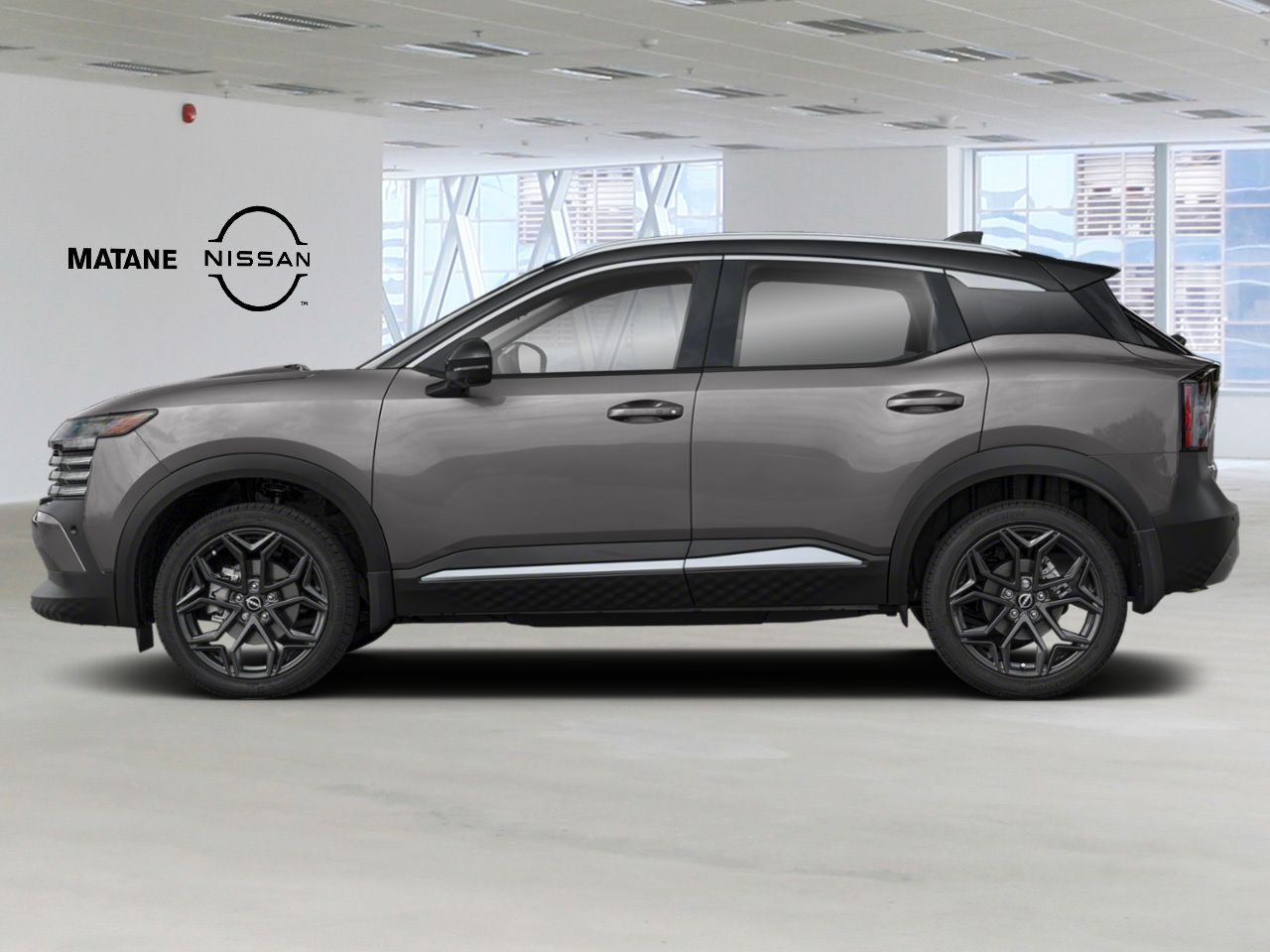 NISSAN Kicks 2026 Blanc d'Aspen triple couche/Noir intense Matane - photo #1