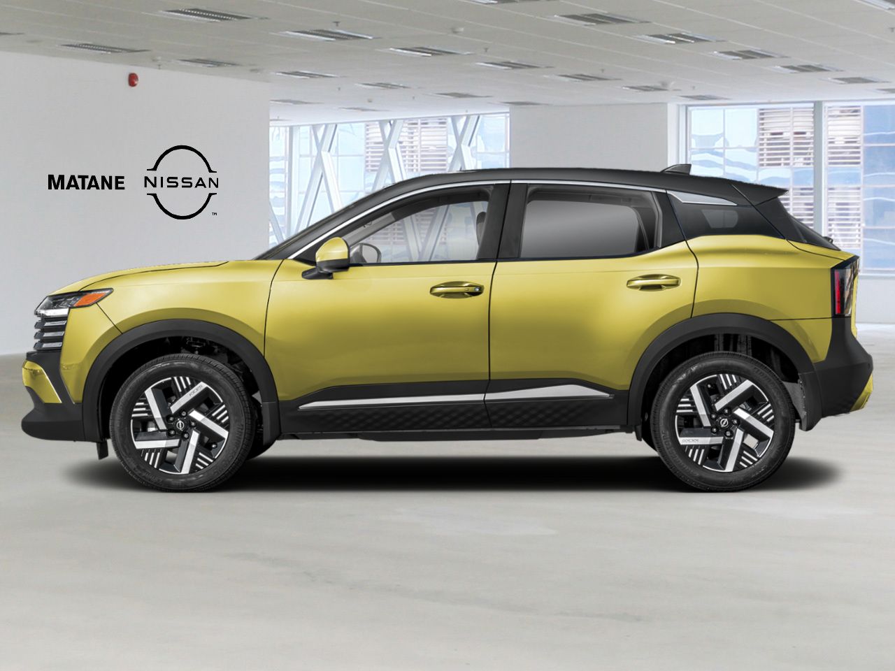NISSAN Kicks 2026 Jaune yuzu m&eacute;tallis&eacute;/Noir intense Matane - photo #2
