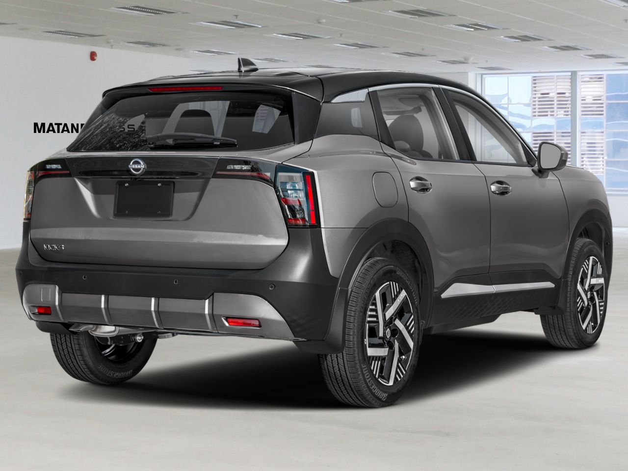 NISSAN Kicks 2026 Blanc d'Aspen triple couche/Noir intense Matane - photo #1